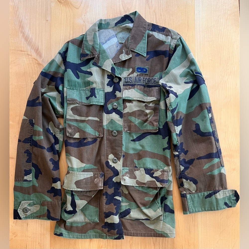 Vintage Military Issued U.S. Air Force Camo Jacket